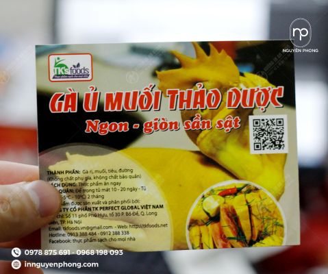 in tem gà ủ muối đẹp mắt